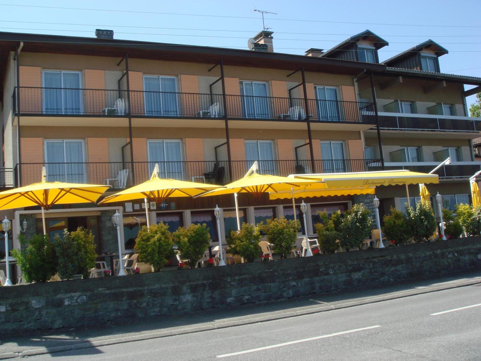Hotel Restaurant Le Panorama Neuvecelle Exteriör bild